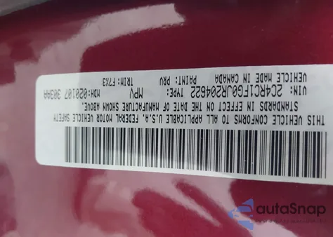 2018 Chrysler Pacifica Touring Plus z USA, uszkodzony, nr VIN 2C4RC1FG0JR204622